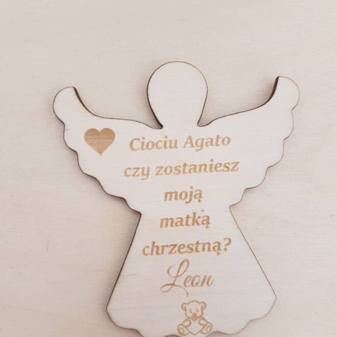 CIOCIU CZY ZOSTANIESZ MOJĄ MATKĄ CHRZESTNĄ