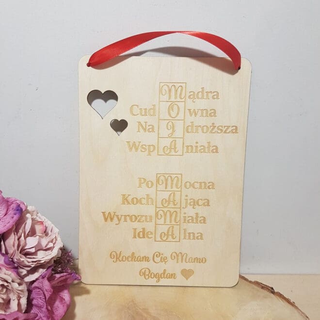 GRAWEROWANA TABLICZKA MOJA MAMA