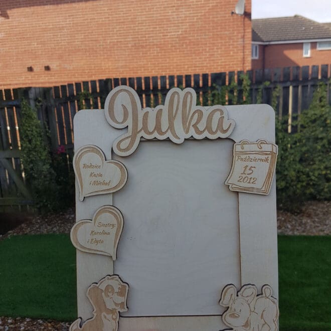 DREWNIANA RAMKA NA ZDJĘCIE