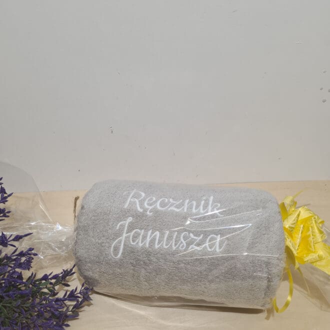 RĘCZNIK KĄPIELOWY Z 3 HAFTAMI "Do buzi, Do dupy, Ręcznik..."