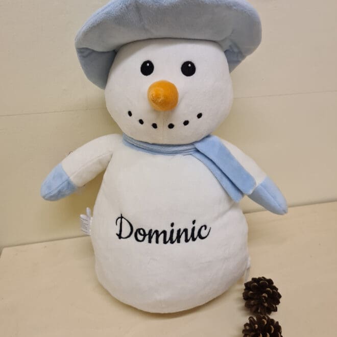 Maskotka Bałwanek z Haftowanym Imieniem – Wyjątkowy Prezent na Święta dla Dziecka