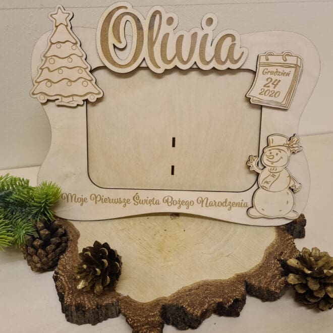 RAMKA NA ZDJĘCIE Moje Pierwsze Święta