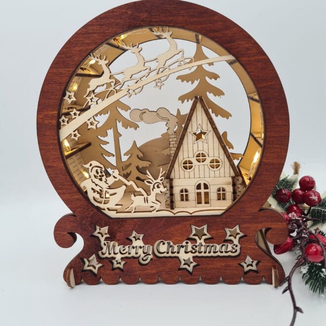 kula bożonarodzeniowa dekoracja z dedykacja