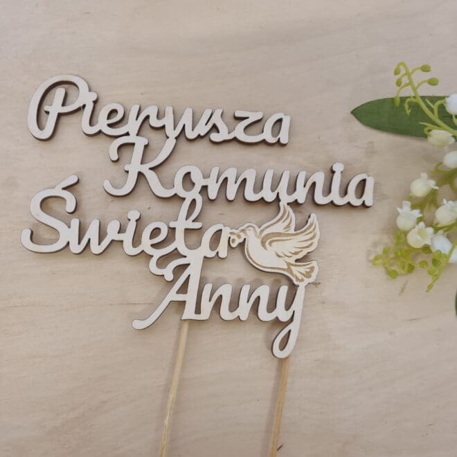 Toppery na tort komunijny