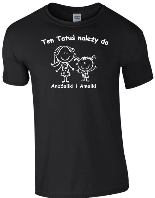 Koszulka dla Taty z nadrukiem - Ten Tatuś należy do