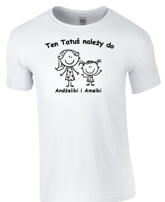 Koszulka dla Taty z nadrukiem - Ten Tatuś należy do
