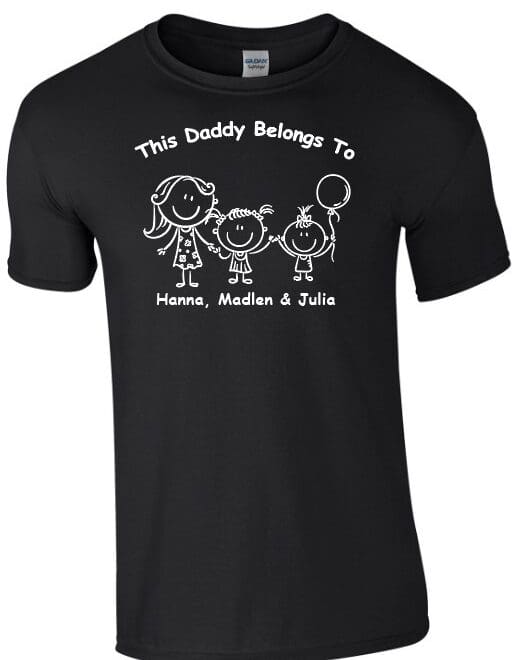 Koszulka dla Taty z nadrukiem - This Daddy Belongs To