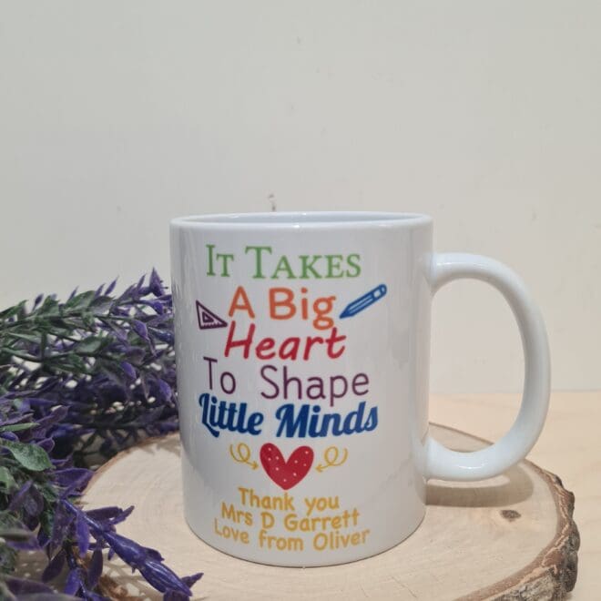 KUBEK dla nauczyciela "It Takes A Big Heart To Shape Little Minds"