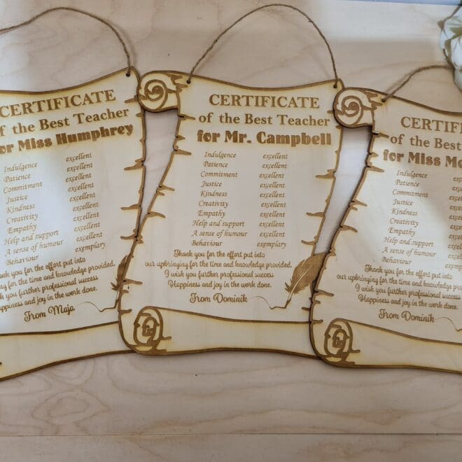 CERTYFIKAT dla nauczyciela