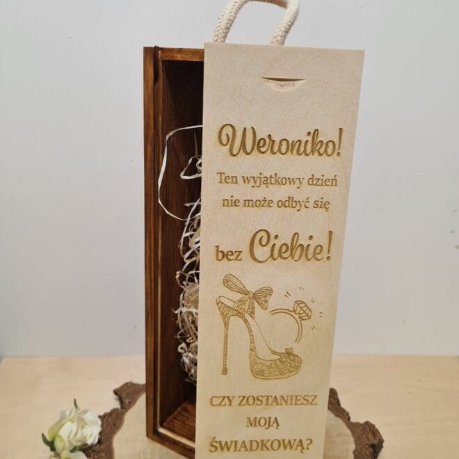 SKRZYNKA NA ALKOHOL CZY ZOSTANIESZ MOJĄ ŚWIADKOWĄ