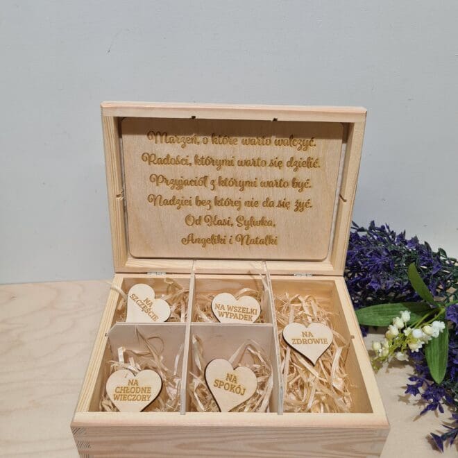 Szkatułka na urodziny "Zmiana kodu na szczęśliwe 3/4/5/6 z przodu"