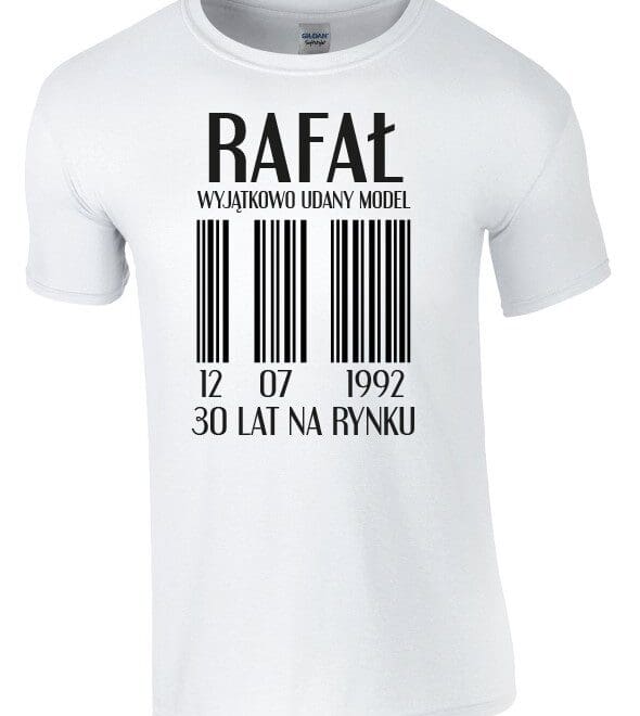 Koszulka męska z nadrukiem na urodziny 30, 40, 50 lat- Wyjątkowo udany model