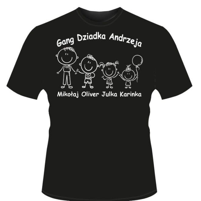 Koszulka dla Dziadka z nadrukiem - Gang Dziadka