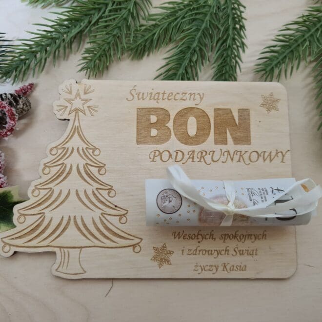 ŚWIĄTECZNY BON PODARUNKOWY - Choinka
