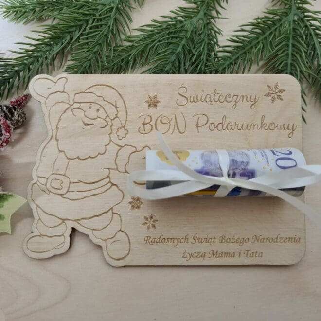 Swiateczny bon podarunkowy