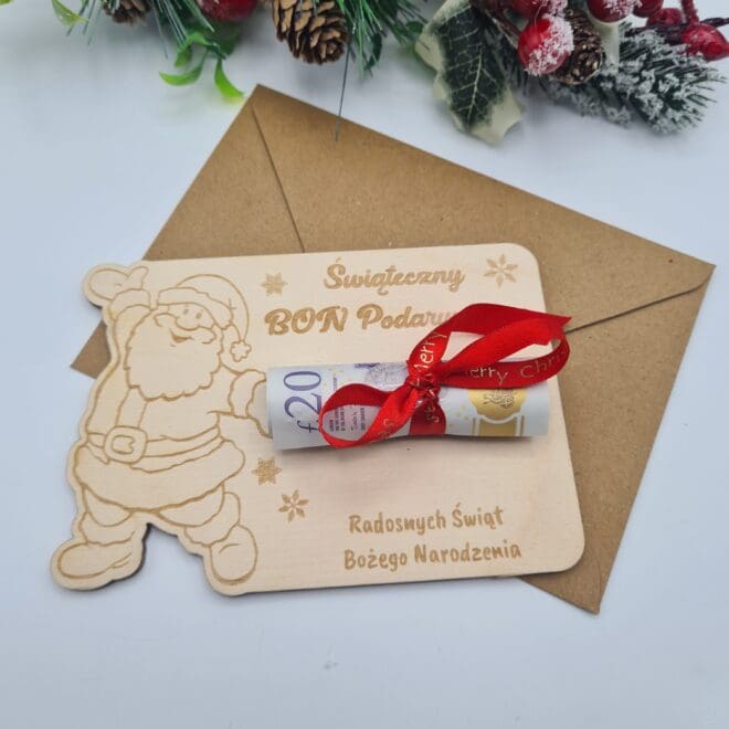 Swiateczny bon podarunkowy