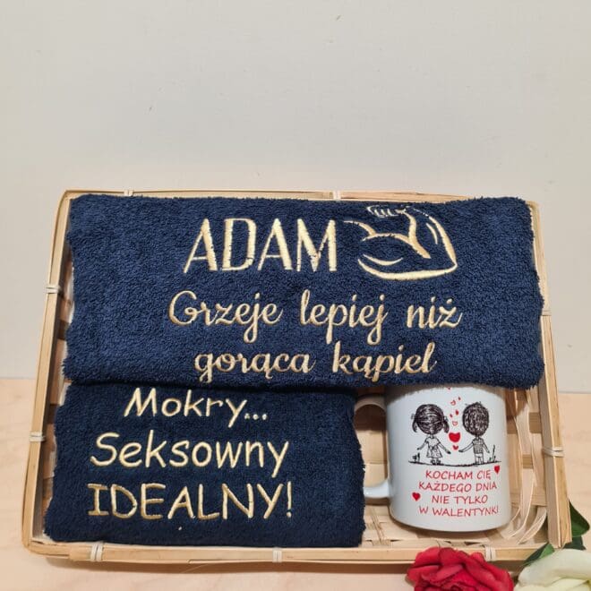 ZESTAW RĘCZNIKI I KUBEK Dla ukochanego