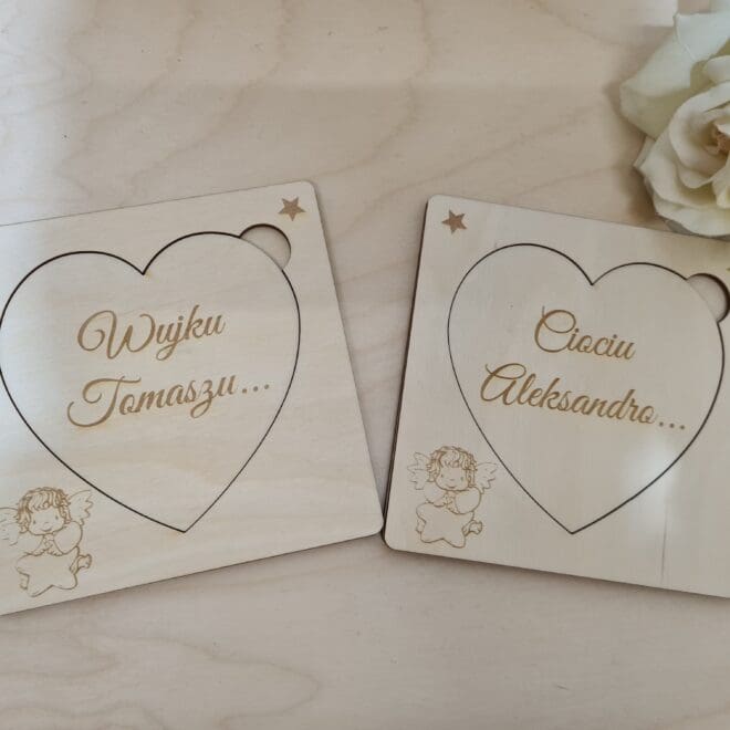 PROŚBA o bycie Chrzestnym CIOCIU CZY ZOSTANIESZ MOJĄ MATKĄ CHRZESTNĄ SERCE