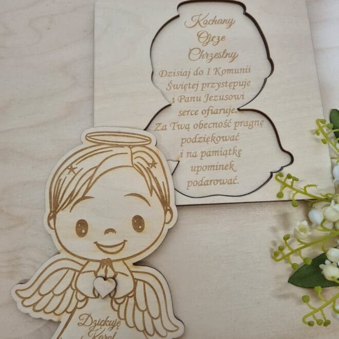 PODZIĘKOWANIE KOMUNIJNE DLA CHRZESTNYCH ANIOŁEK