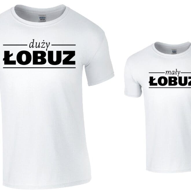 Duży łobuz mały łobuz - koszulki dla taty i syna