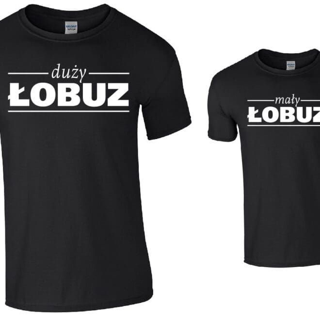 Duży łobuz mały łobuz - koszulki dla taty i syna