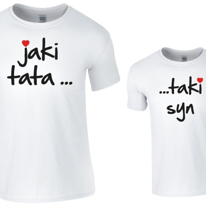 Jaki tata... taki syn - koszulki dla taty i syna