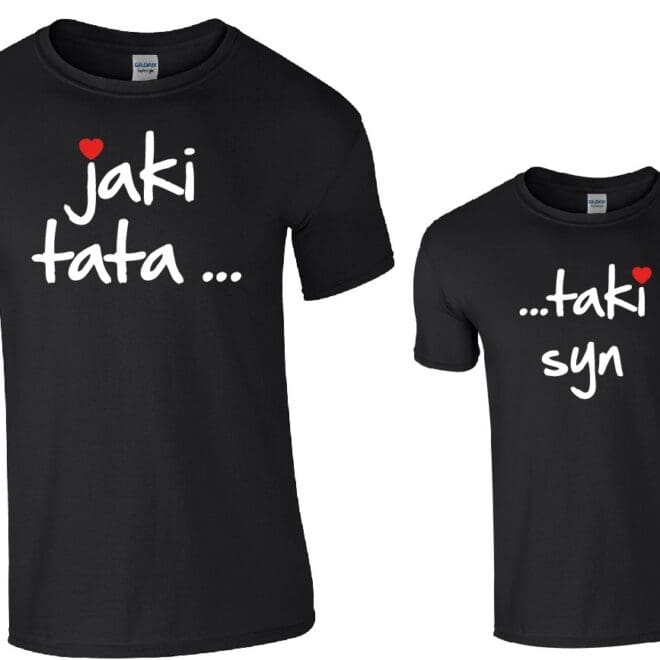 Jaki tata... taki syn - koszulki dla taty i syna