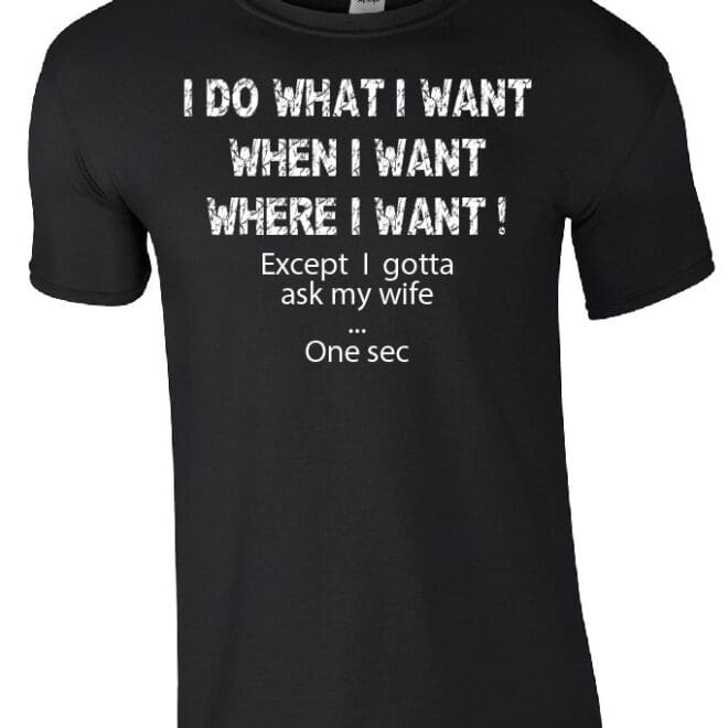 Koszulka męska "I do what I want"