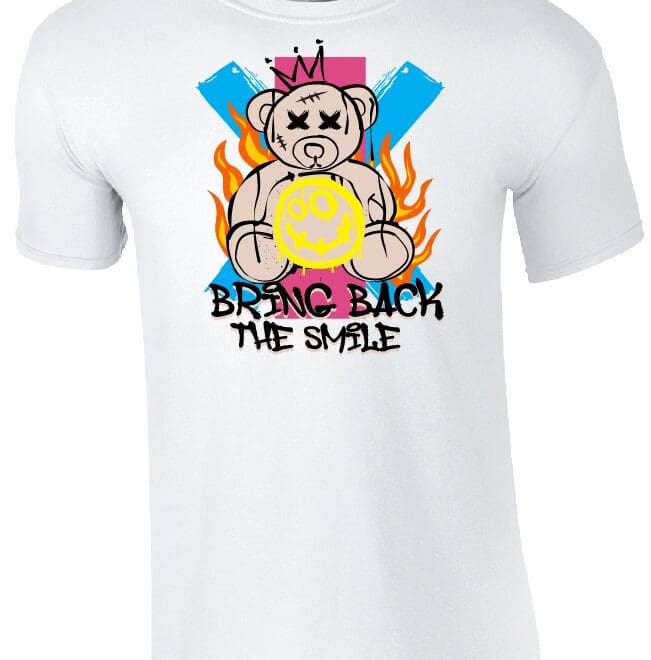 Koszulka z nadrukiem "Bring Back the smile"