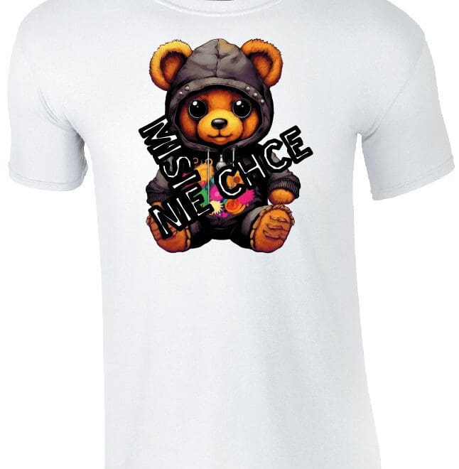 Koszulka z nadrukiem "NIE CHCE MISIE"