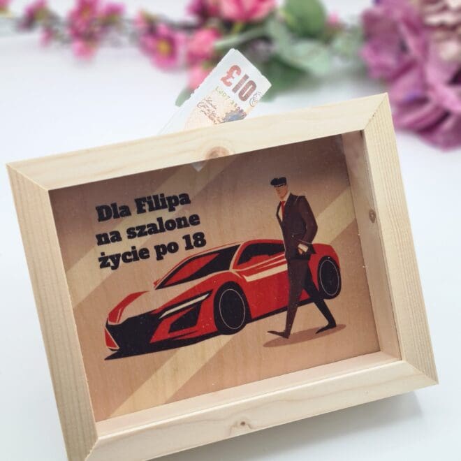 skarbonka na 18 urodziny
