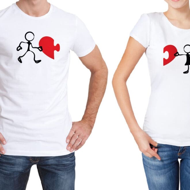 Koszulki dla par "Puzzle"