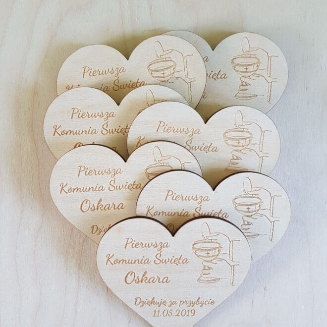 Pamiątka komunijna dla gości