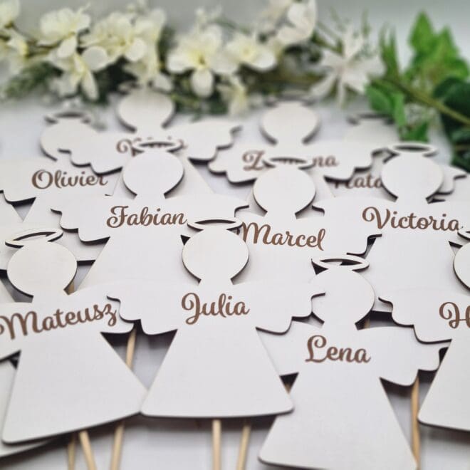 Dekoracja Komunijna Kościoła Aniołek z imieniem