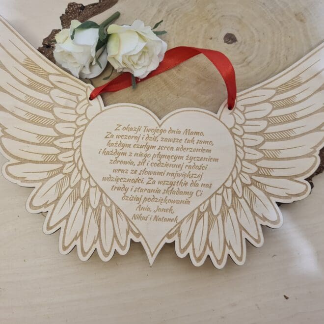 Skrzydla prezent z okazji dnia matki