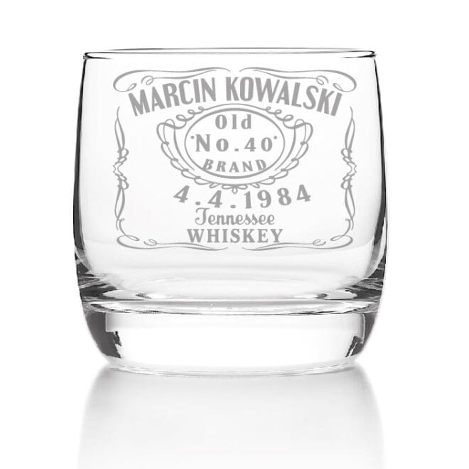 Personalizowana szklanka do whisky "WHISKEY"