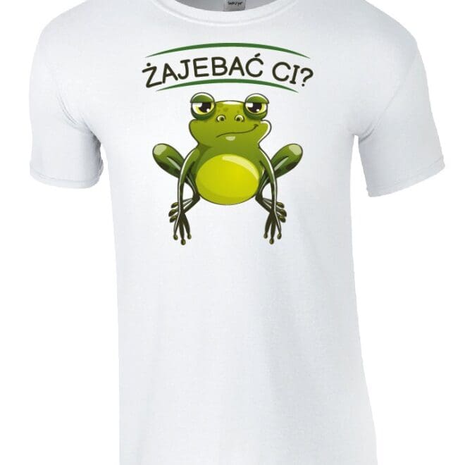 Koszulka z nadrukiem zajebac ci
