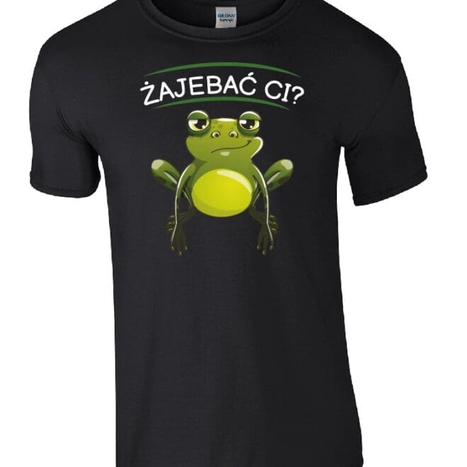 Koszulka z nadrukiem zajebac ci