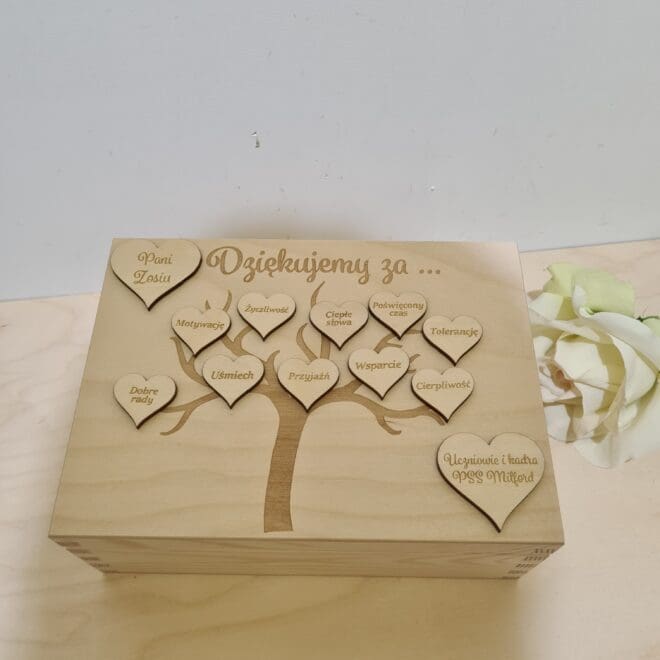 szkatulka dla nauczyciela prezent na zakonczenie roku polska szkola