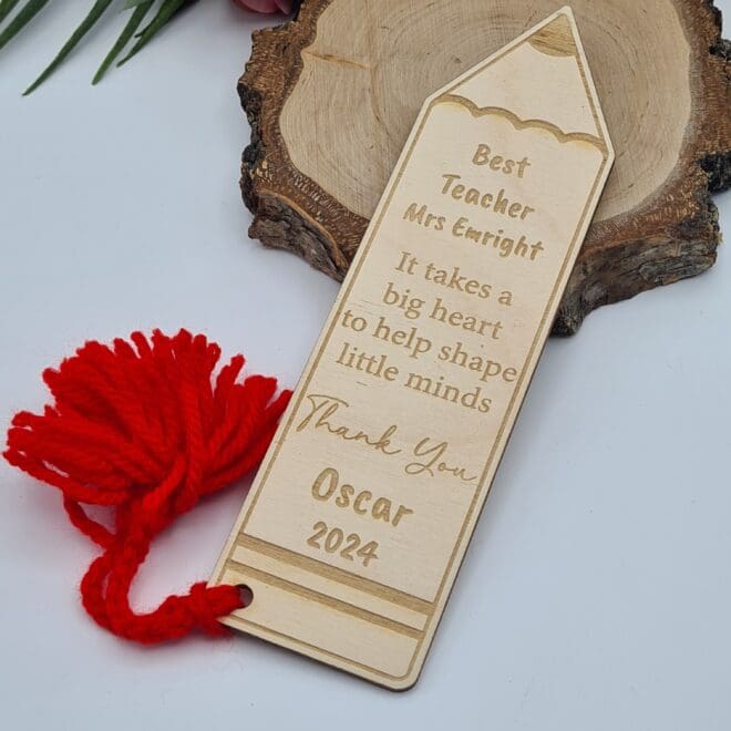 zakladka do ksiazki prezent dla nauczyciela