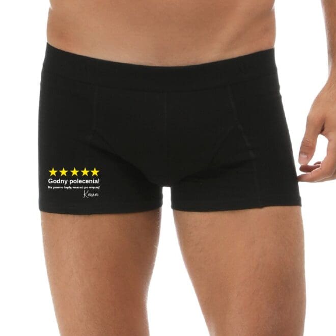 Bokserki Męskie Personalizowane Godny Polecenia