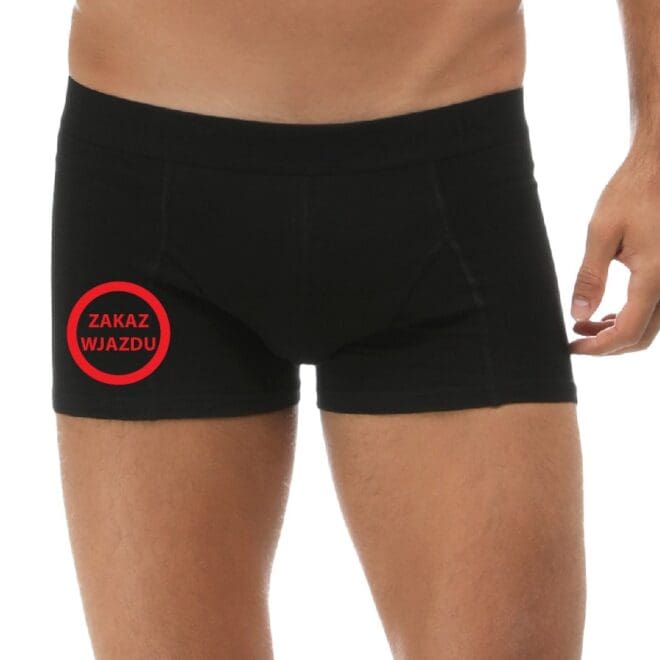 bokserki zakaz wjazdu prezent dla faceta