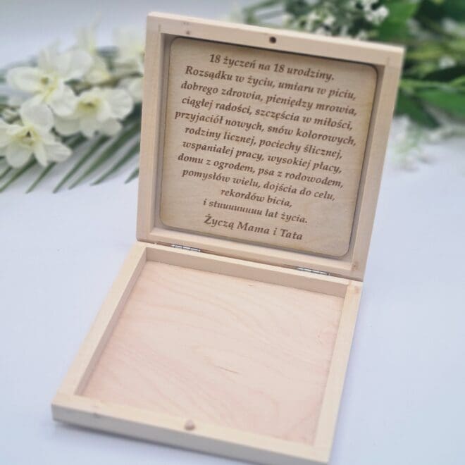 pudelko na pieniadze prezent na 18 urodziny zastrzyk gotówki