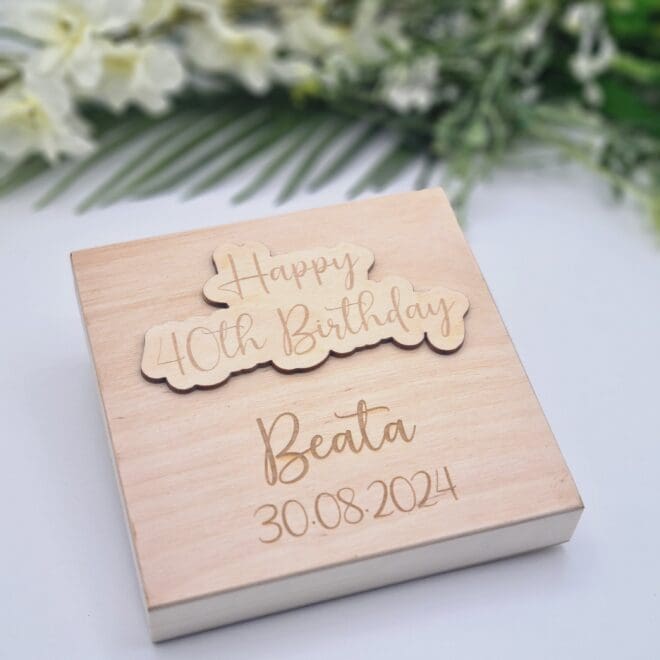 pudełko na pieniądze prezent na urodziny