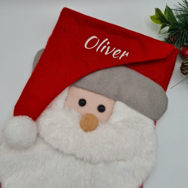 personalizowana skarpetka świąteczna z imieniem