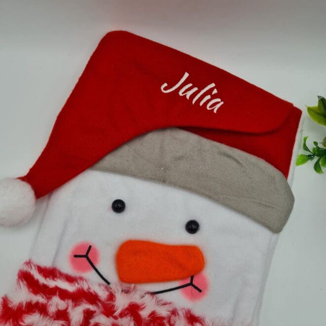 personalizowana skarpetka świąteczna z imieniem
