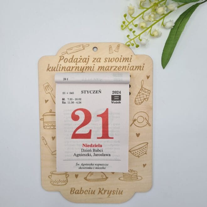 Kalendarz Zdzierak – Prezent dla Babci