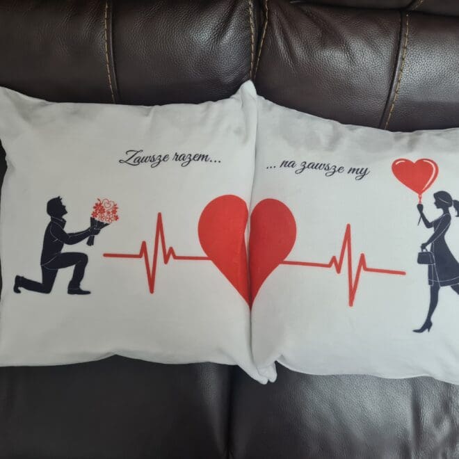 poduszki na Walentynki – Zawsze razem... na zawsze my