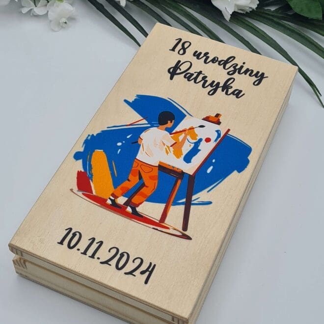 Pudelko na pieniadze prezent na 18 urodziny dla chlopaka