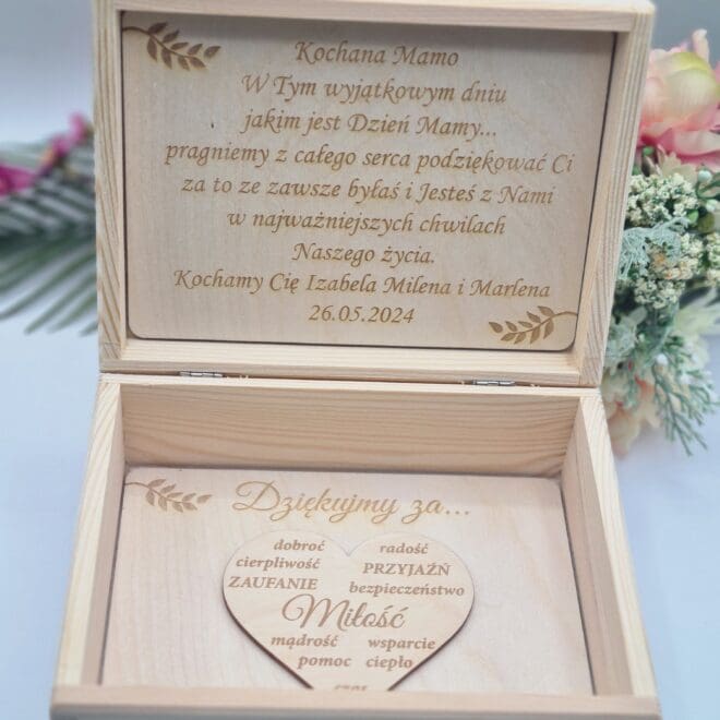 Szkatułka prezent dla Mamy